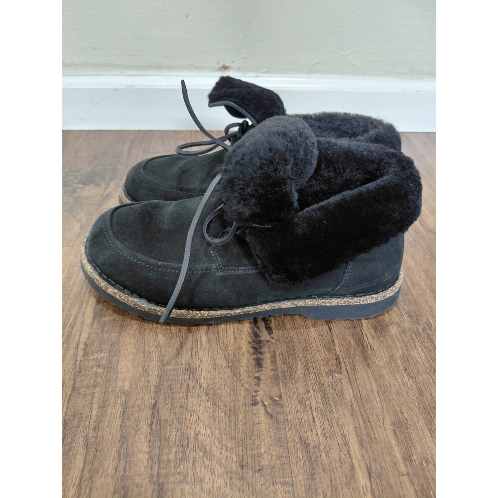 Birkenstock  Black Hydrophobic Suede Leather Women Size 40EU 9US Regular